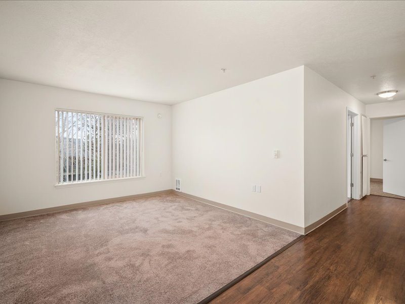 Living room from dining area